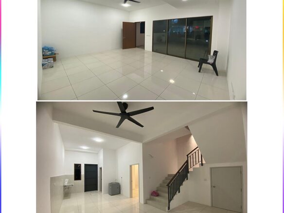 Double storey terrace house for rent