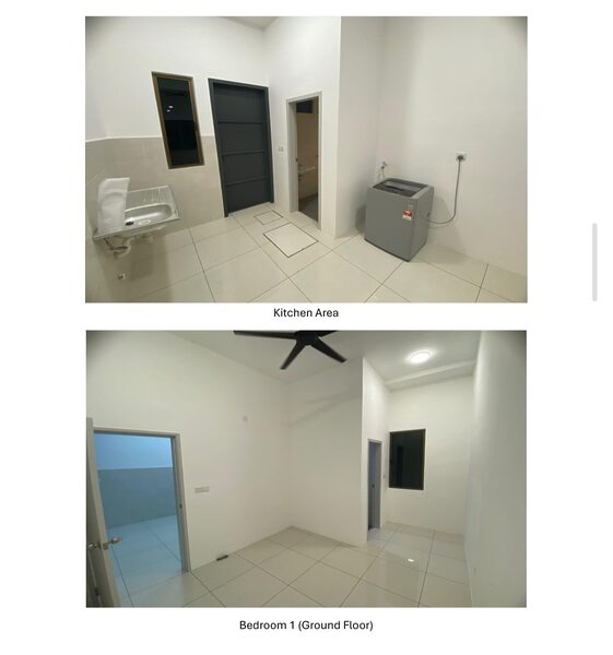 Double storey terrace house for rent
