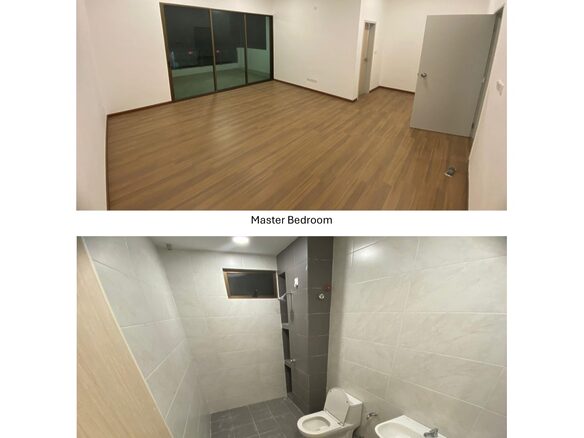 Double storey terrace house for rent