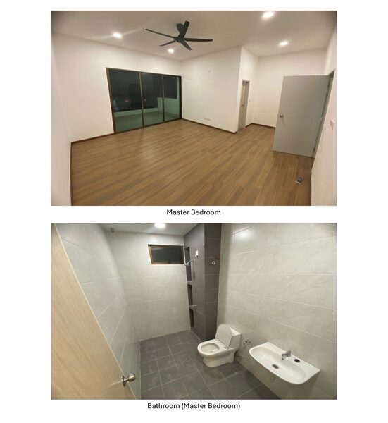 Double storey terrace house for rent