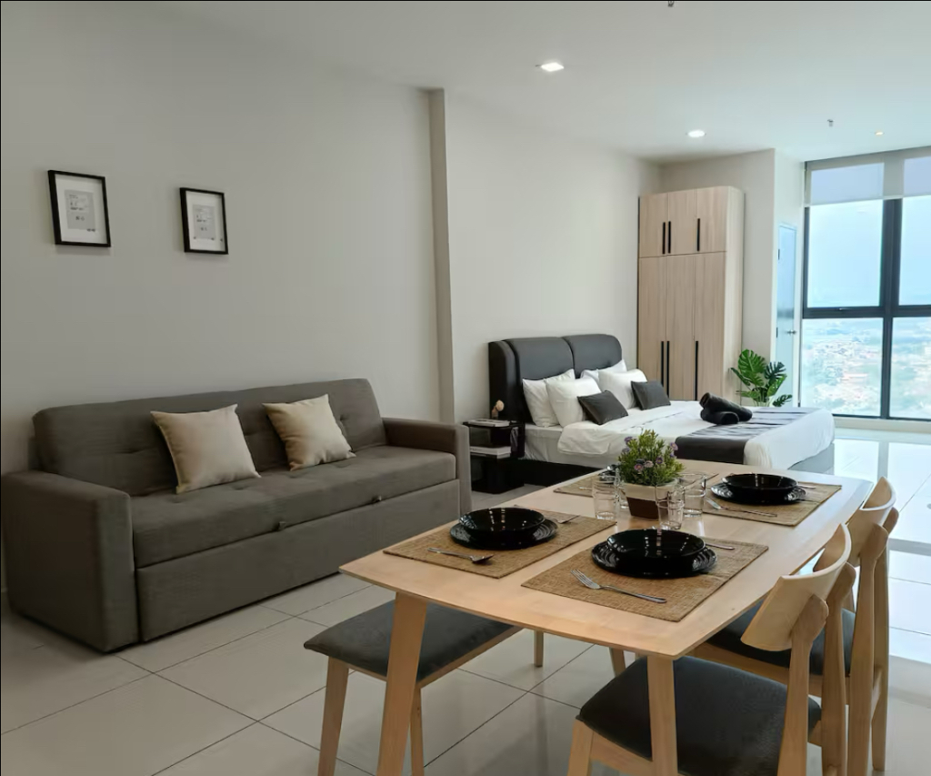 A comfortable and well-maintained single room is a