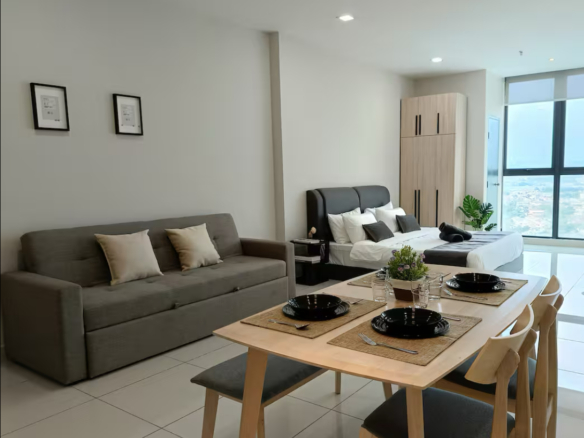 A comfortable and well-maintained single room is a