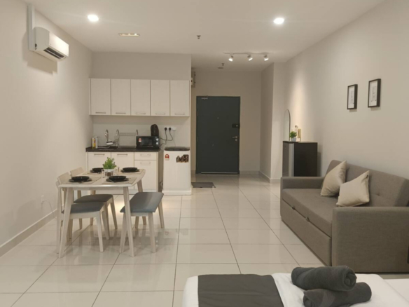 A comfortable and well-maintained single room is a