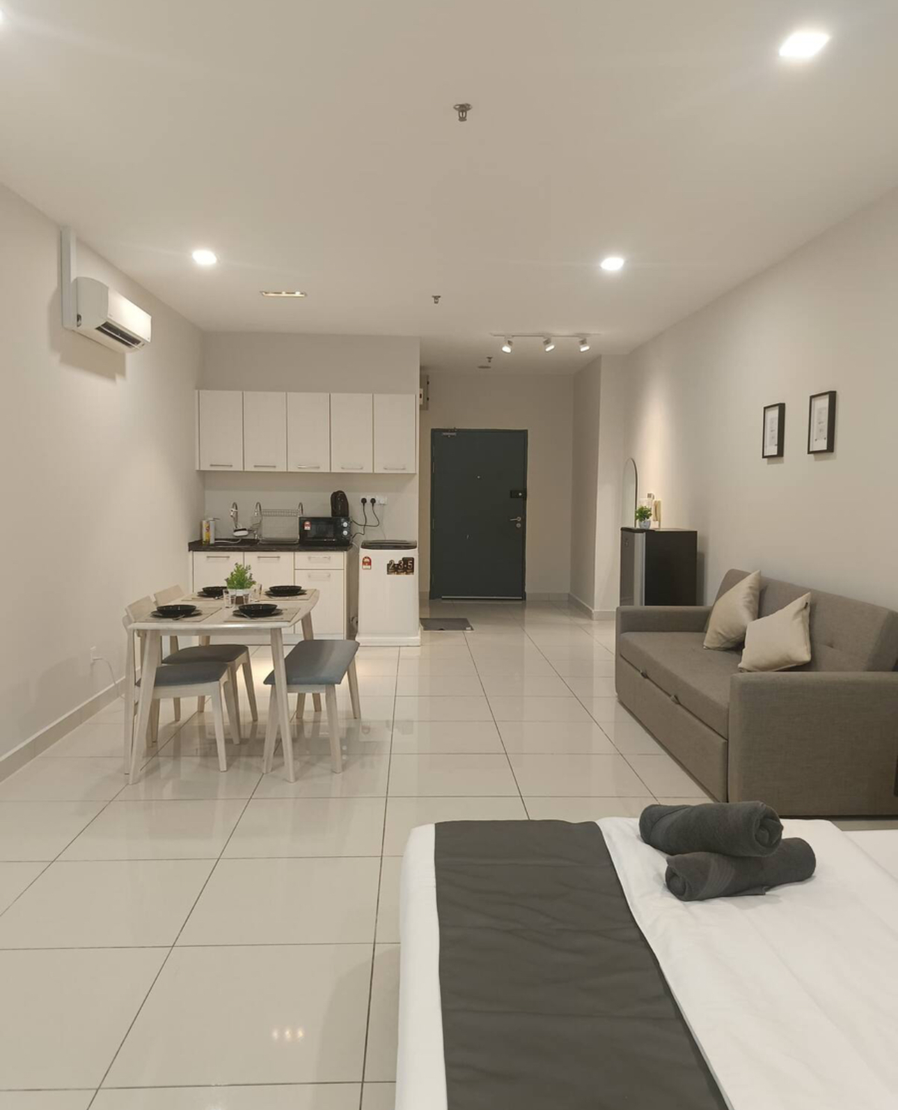 A comfortable and well-maintained single room is a