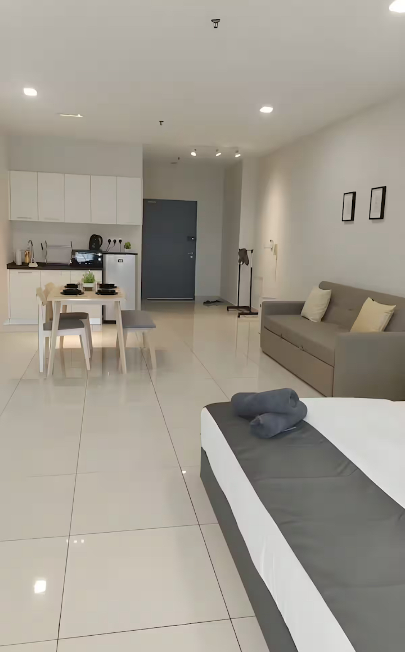 A comfortable and well-maintained single room is a