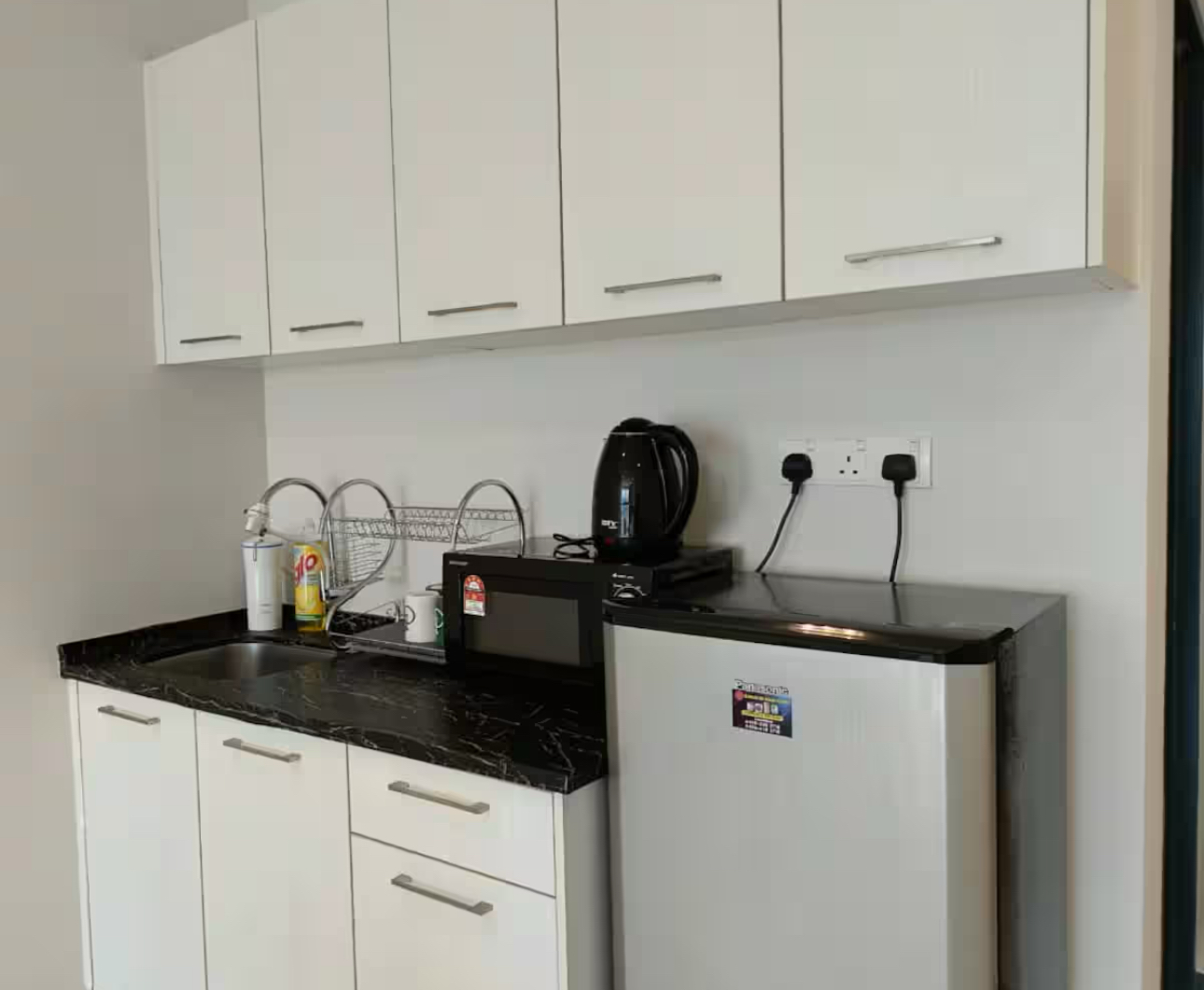 A comfortable and well-maintained single room is a