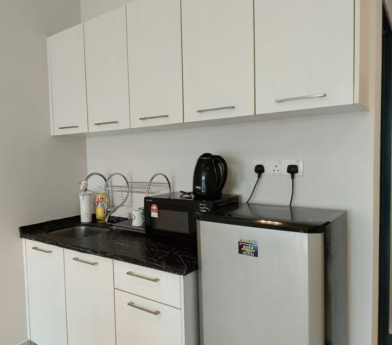 A comfortable and well-maintained single room is a
