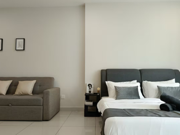 A comfortable and well-maintained single room is a