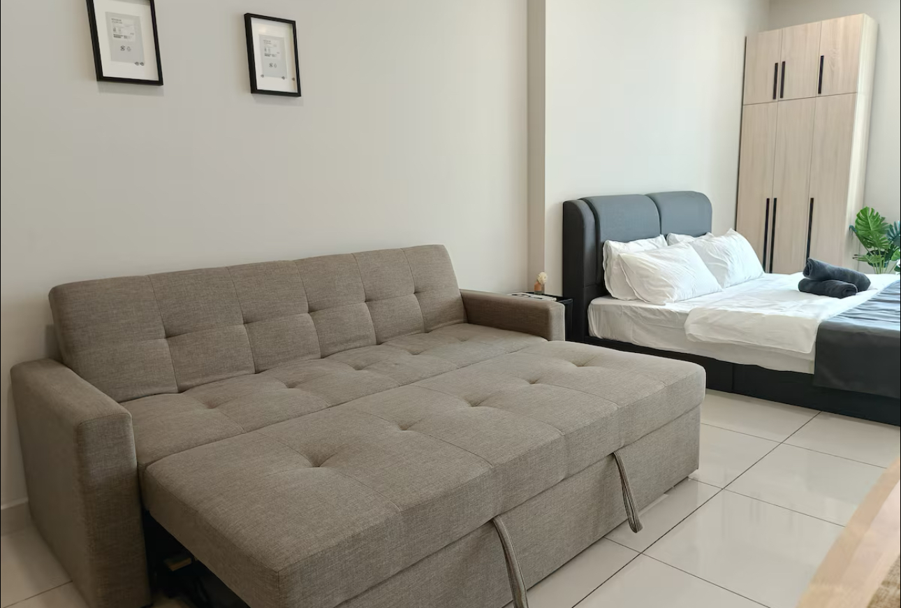 A comfortable and well-maintained single room is a