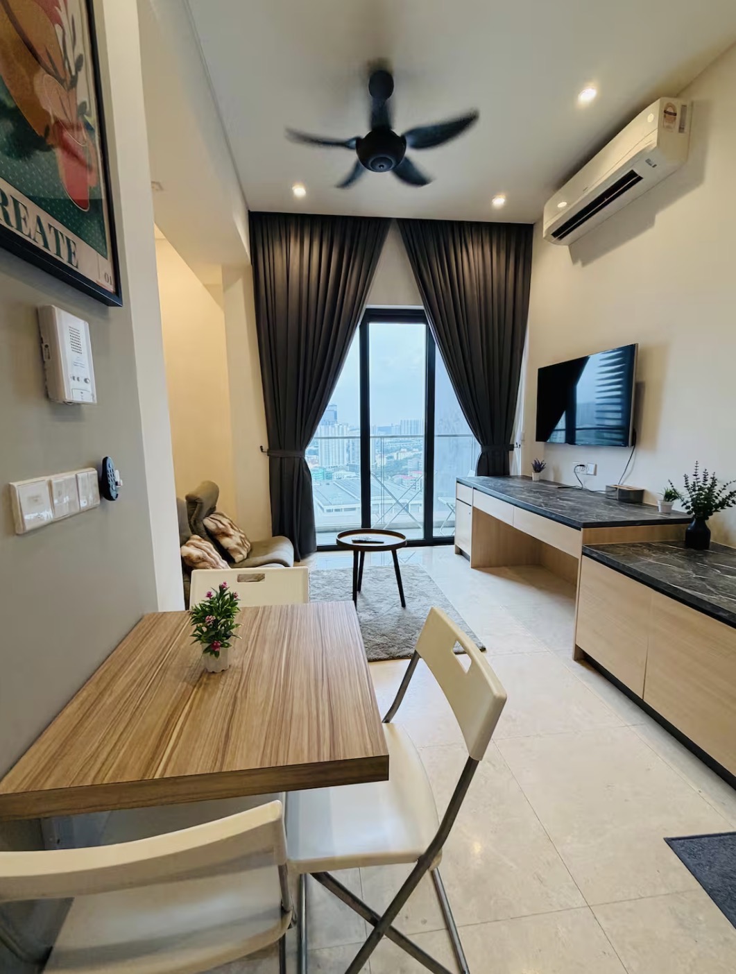 Fully furnished studio apartment for rent